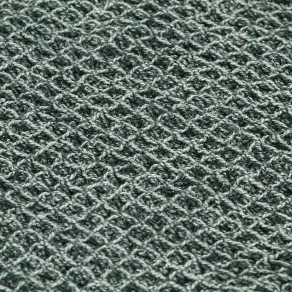 vidaXL &Uuml;berwurf Baumwolle 160x210 cm Dunkelgr&uuml;n