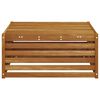 vidaXL Outdoor Ecksofa Massivholz Akazie Natur
