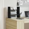 vidaXL Schreibtisch-Organizer Schwarz 38,5x17x39 cm Holzwerkstoff