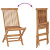 vidaXL Garten Essgruppe 3 pcs Braun Massivholz Akazie
