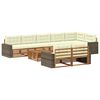 vidaXL Outdoor-Sofagarnitur mit Kissen 9 pcs