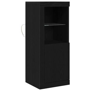 vidaXL LED-Sideboard Schwarz 41 x 37 x 100 cm Holzwerkstoff