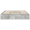 vidaXL Ottoman Bettgestell Beton Grau 135 x 190 cm Holzwerkstoff