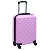 vidaXL Hartschalen-Trolley-Set 2 Stk. Rosa ABS