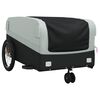 vidaXL Fahrradanh&auml;nger Schwarz und Grau 45 kg Eisen