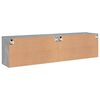 vidaXL TV-Wandschr&auml;nke 2 Stk. Betongrau 80x30x41 cm
