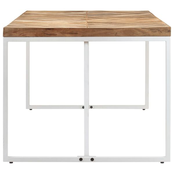 vidaXL Esstisch 180x90x76 cm Akazie und Mango Massivholz
