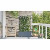 vidaXL Garten-Pflanzgef&auml;&szlig; 2 pcs Hellgrau Stahl