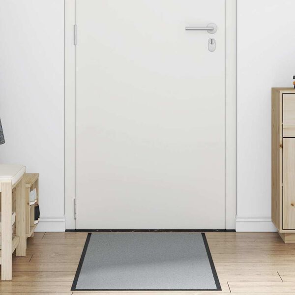 vidaXL Fu&szlig;matte Grau 60x180 cm