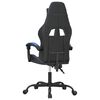 vidaXL Gaming-Stuhl Schwarz und Blau Kunstleder
