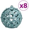 vidaXL Weihnachtskugeln 100 Stk. T&uuml;rkis 3 / 4 / 6 cm