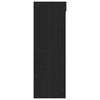 vidaXL Waschmaschinen-Schrank Schwarz Eichen-Optik 67,5 x 68 x 200 cm