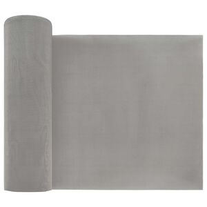 vidaXL Mesh Bildschirm 20 x 1000 cm 120 Mesh Edelstahl 201 Silber