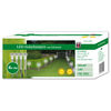 HI LED Solar Gartenleuchte 4 Stk. Edelstahl 36 cm
