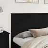 vidaXL Kopfteil Schwarz Eichen-Optik 200 cm Holzwerkstoff