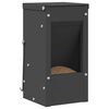 vidaXL Kaninchenf&uuml;tterer Schwarz 12,5 x 12,5 x 25 cm
