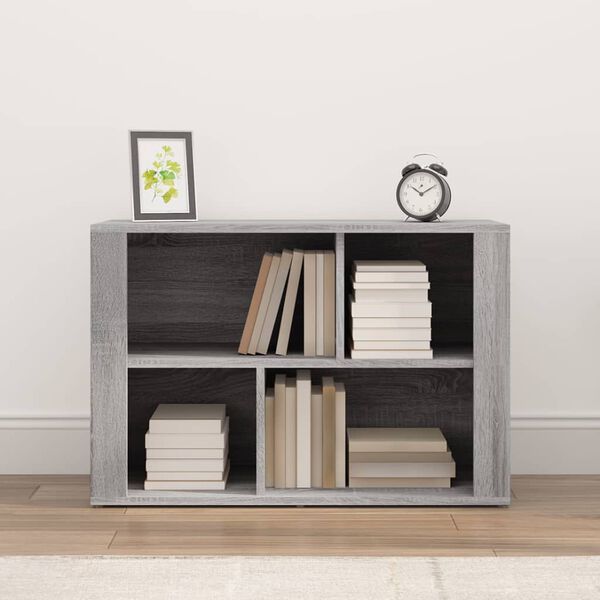 vidaXL Sideboard Grau Sonoma 80x30x54 cm Holzwerkstoff