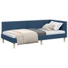 vidaXL Eckbettgestell Blau 80 x 200 cm Stoff