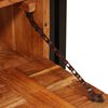 vidaXL Schuhschrank mit T&uuml;r Braun 90 x 38 x 45 cm Massivholz Akazie