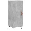 vidaXL Highboard Betongrau 34,5x34x180 cm Holzwerkstoff