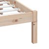 vidaXL Massivholzbett Kiefer 200x200 cm