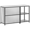 vidaXL Aufbewahrungsset f&uuml;r die K&uuml;che mit Regal 2 pcs Silber Edelstahl