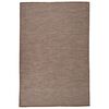 vidaXL Outdoor-Teppich Flachgewebe 120x170 cm Braun