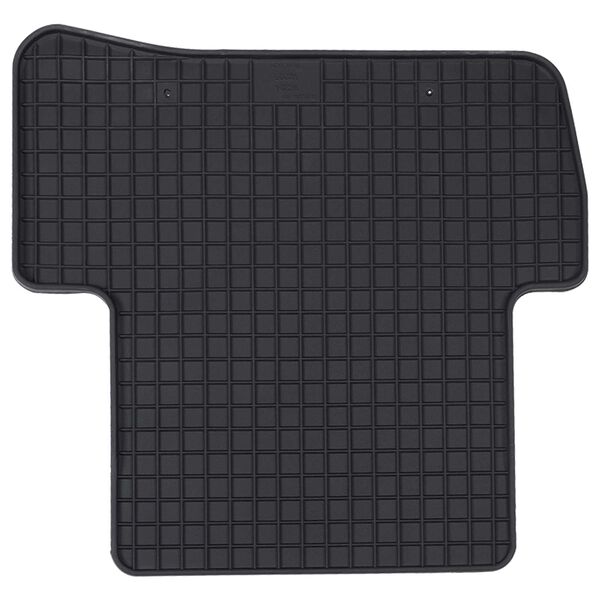 vidaXL Autofu&szlig;matte 4 pcs Schwarz Gummi