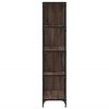 vidaXL B&uuml;cherregal 4 Etagen Braun Eichen-Optik 139x33,5x149 cm