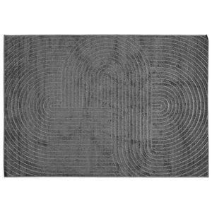vidaXL Innen- und Au&szlig;enteppich PALMERAS Anthrazit 170 x 120 cm