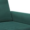 vidaXL 4-tlg. Sofagarnitur mit Kissen Dunkelgr&uuml;n Samt