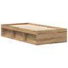 vidaXL Bettgestell ohne Matratze Artisan-Eiche 90x190cm Holzwerkstoff