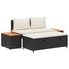 vidaXL Outdoor-Sofagarnitur 4 -Seater 4 stk. 55 x 30 x 39 cm