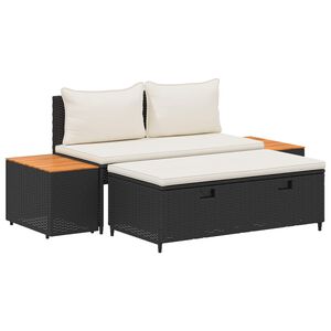 vidaXL Outdoor-Sofagarnitur 4 -Seater 4 stk. 55 x 30 x 39 cm