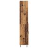 vidaXL Highboard Altholz 69,5 x 34 x 180 cm Engineered Wood und Glas