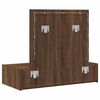 vidaXL Schminktisch mit Schubladen Braun 83 x 40 x 70 cm Holzwerkstoff