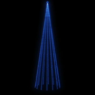 vidaXL LED-Weihnachtsbaum mit Erdnägeln Blau 1134 LEDs 800 cm
