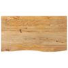 vidaXL Tischplatte mit Baumkante 110x60x2,5 cm Massivholz Mango