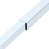 vidaXL Verstellbarer Fenster-Sicherheitsbalken 6 pcs Silber Stahl