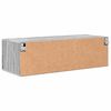 vidaXL Holzschrank Graues Sonoma 100,5 x 39 x 30 cm Holzwerkstoff