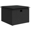 vidaXL Garten-Sofa-Set 9 pcs Schwarz Poly-Rattan