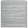 vidaXL Nachttisch Grau Sonoma 40x30x40 cm Holzwerkstoff