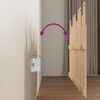 vidaXL Wand-Kopfteil 146,5x3x80 cm Massivholz Kiefer
