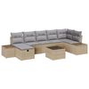 vidaXL Sofa Set 7 stk. Poly-Rattan