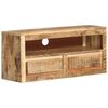 vidaXL TV-Schr&auml;nke 2 Stk. 88x30x40 cm Massivholz Mango