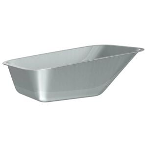 vidaXL Ersatzschaufel f&uuml;r Schubkarre Silber 88 x 60 x 32 cm