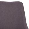 vidaXL Esszimmerst&uuml;hle 2 Stk. Drehbar Taupe Stoff