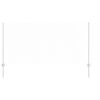 vidaXL Zaun mit Pfosten Silber 1 x 50 m Stahl