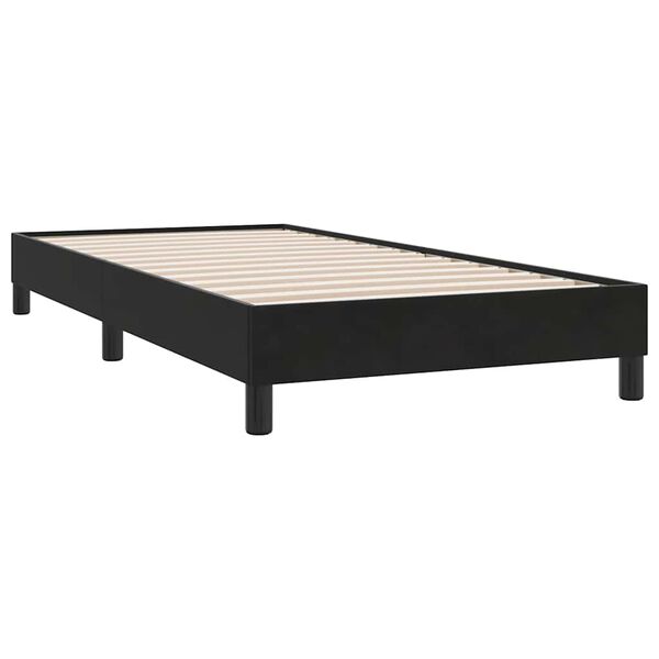 vidaXL Bettgestell ohne Matratze Schwarz 80x210 cm Samt
