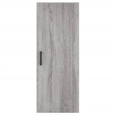 vidaXL Highboard Grau Sonoma 34,5x34x180 cm Holzwerkstoff